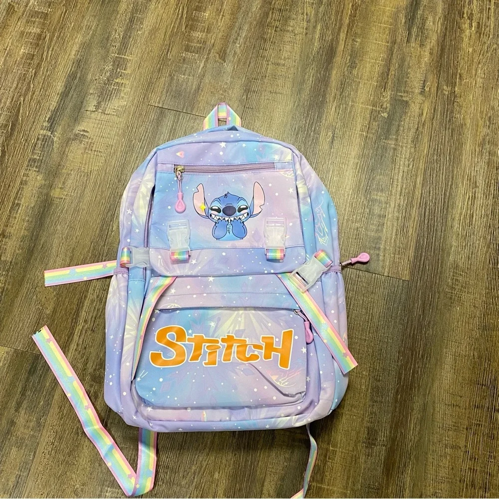 Stitch Kids Backpack - Purple‎ New